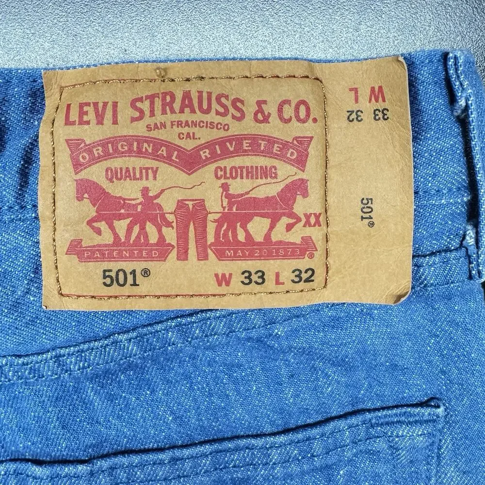 VTG Levi’s Rare Tag Misprint White Oak Series Denim Collector 1032 Made In Mexic